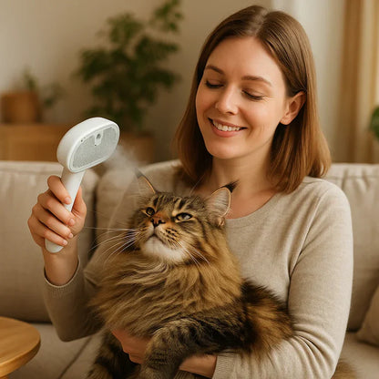 Tvaika suka kaķiem – maiga un spīdīga apmatojuma kopšana