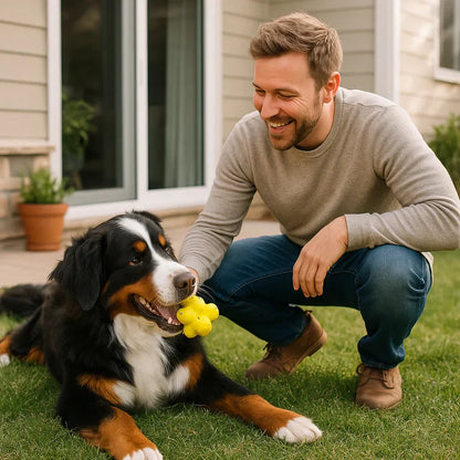 Izturīga lēkājošā rotaļbumba suņiem stresa mazināšanai