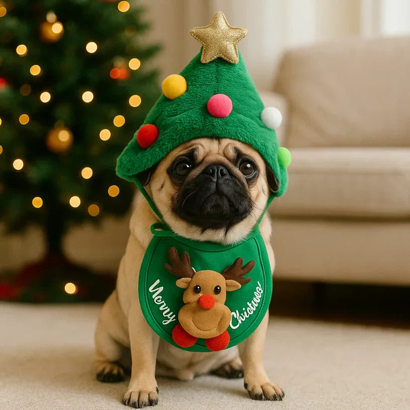 Ziemassvētku apģērbi suņiem