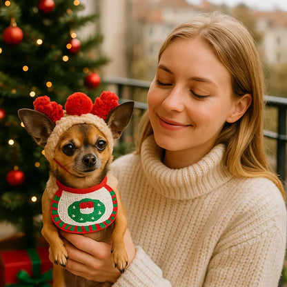 Ziemassvētku apģērbi suņiem