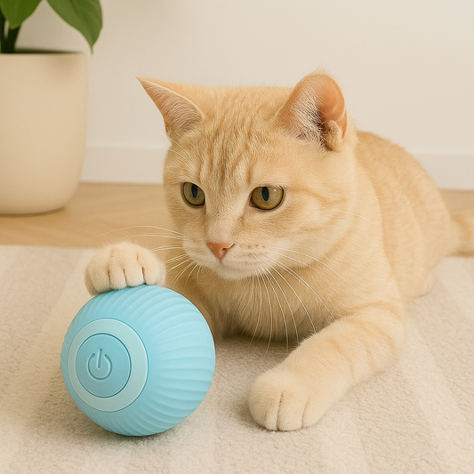 Uzlādejama ritošā rotaļlieta kaķēm