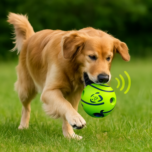 Automātiskā “Voice Ball” suņu rotaļbumba (bez baterijām)