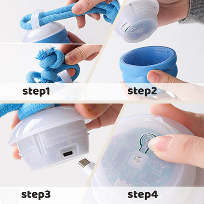 Interaktīvs nomierinošs rotaļu bumbiņš suņiem